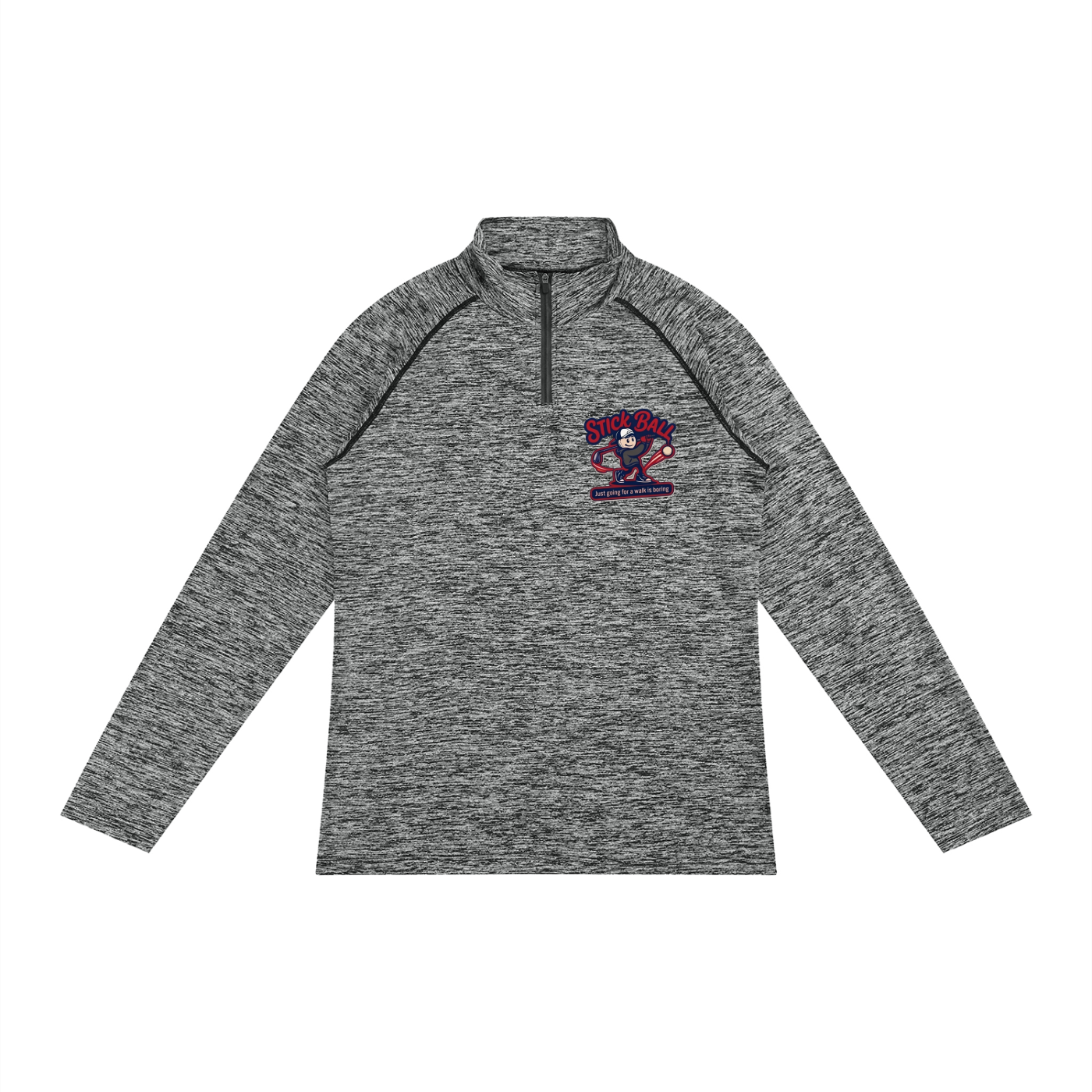 Men's Quarter-Zip Performance Long Sleeve T-Shirt